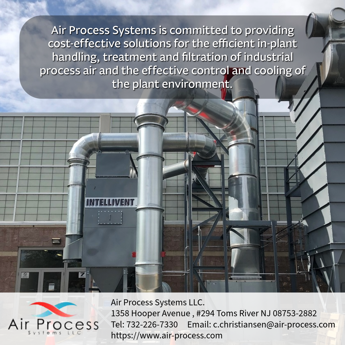 Explore advanced dust collection systems from Air Process Systems LLC. Improve air quality and efficiency in industrial environments.