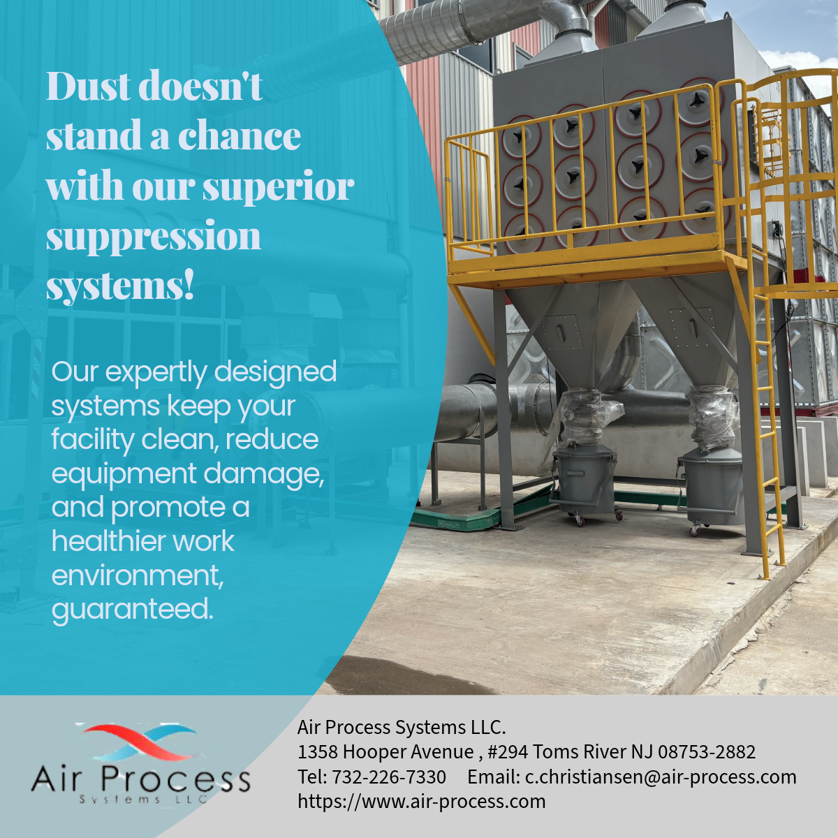 Learn why workplace air quality matters in Toms River, NJ, and how industrial dust collection, filtration, and air treatment improve safety and efficiency