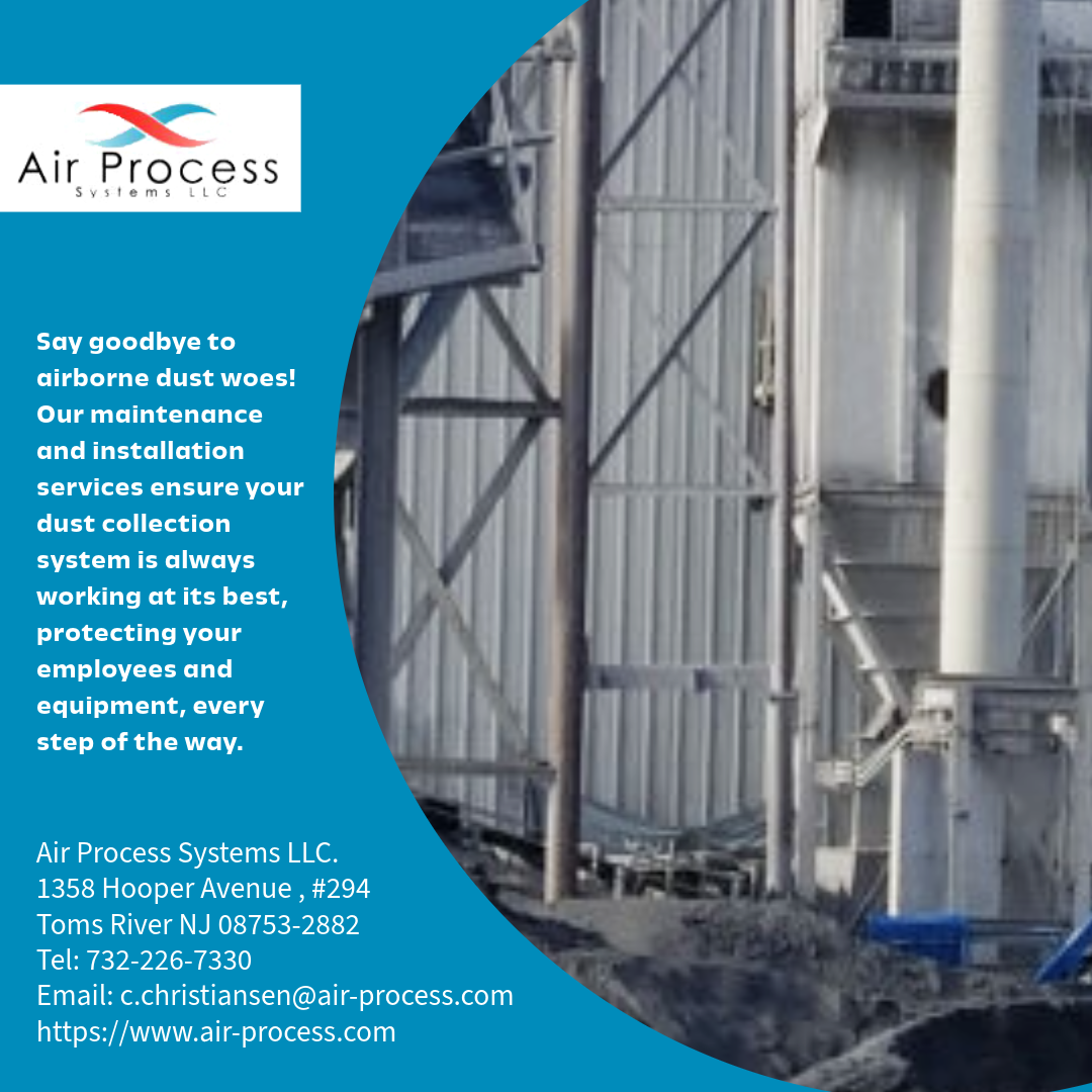 Learn how businesses in Toms River, NJ can improve air quality and safety with advanced dust collection systems from Air Process Systems LLC.